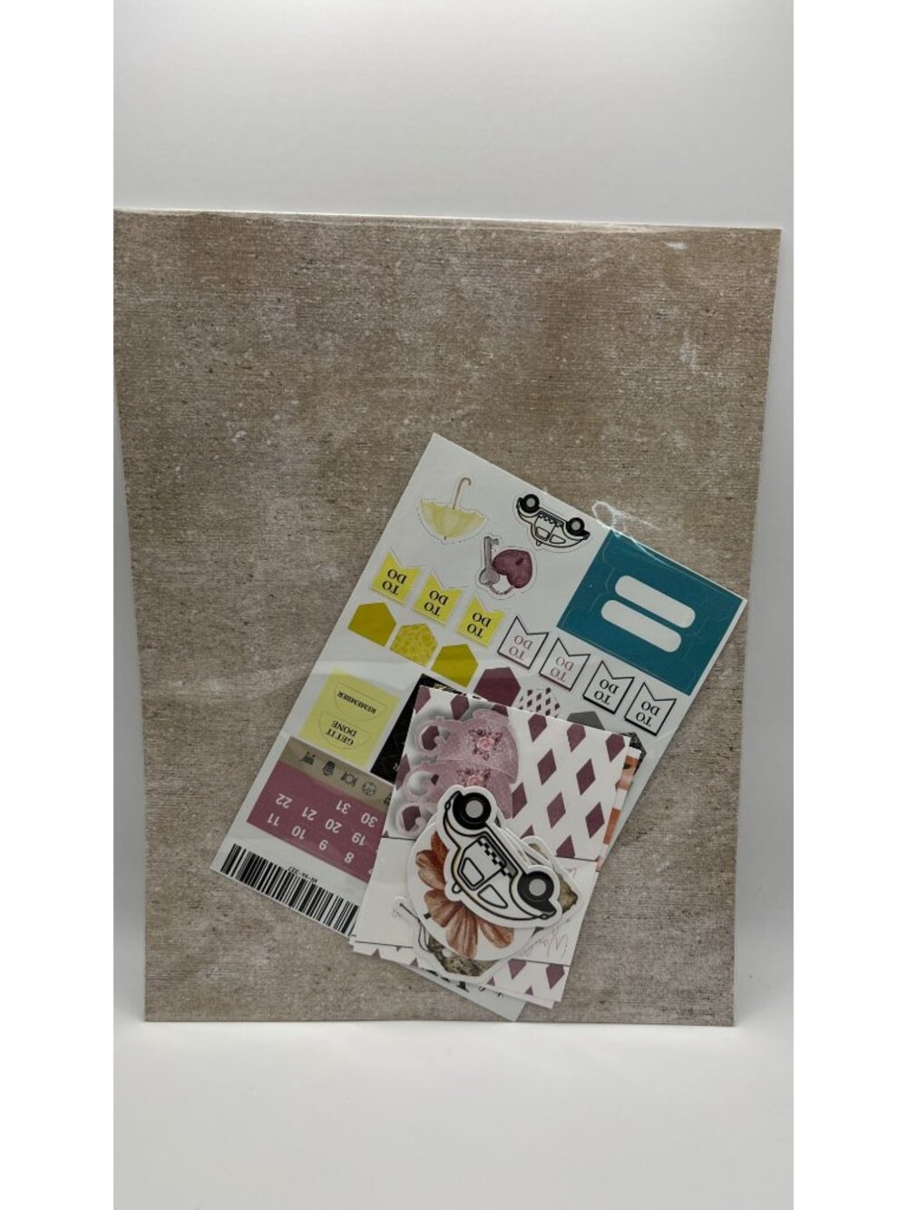 Assorted Planner Stickers & Decorative Scrapbook Die Cuts With Fun Designs And F